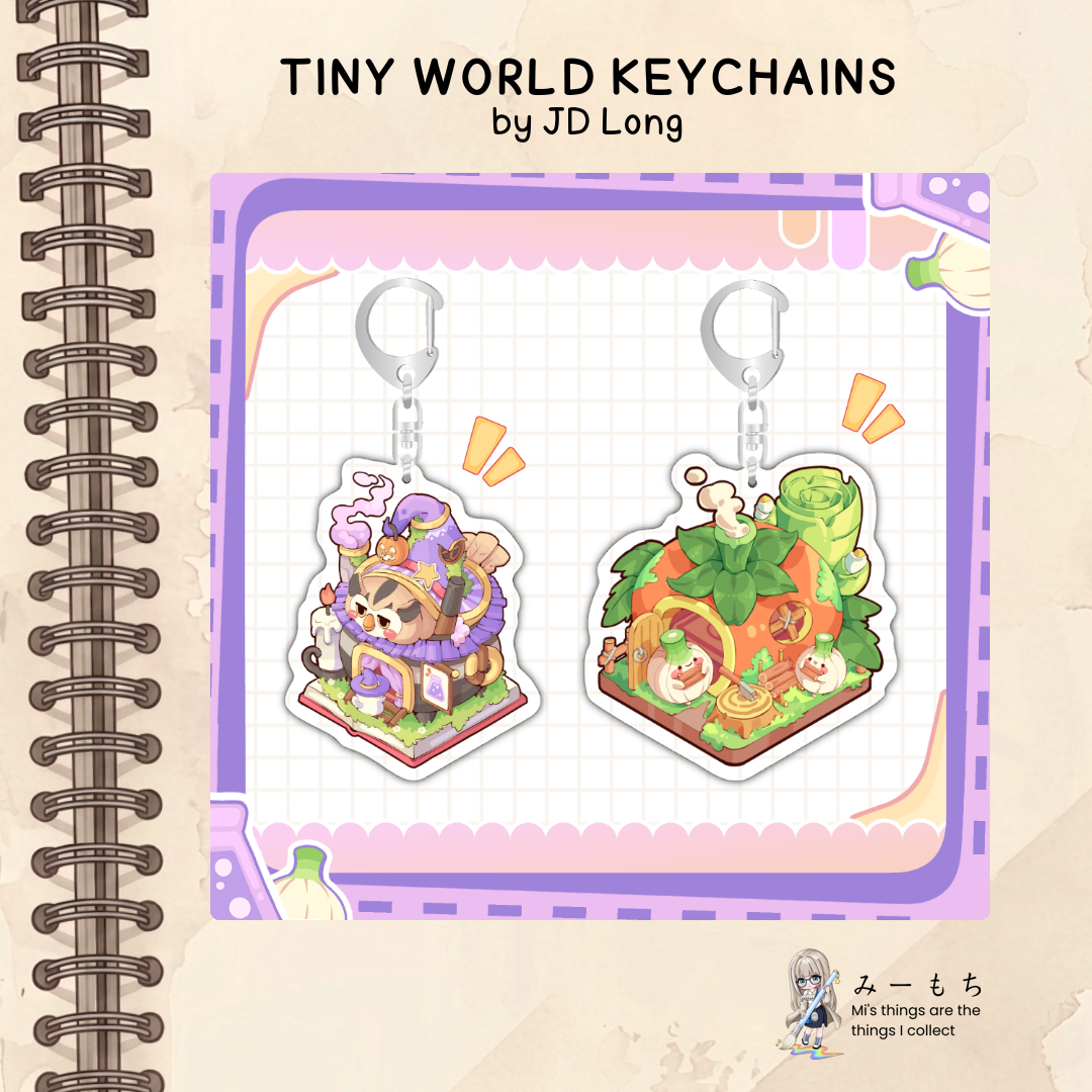 Tiny World Keychains by Jianda Long