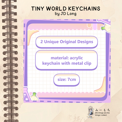 Tiny World Keychains by Jianda Long