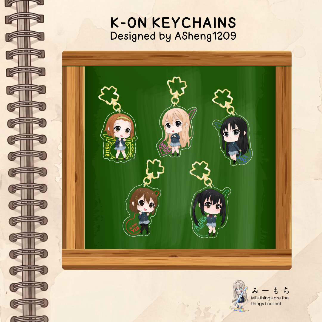 K-on Keychain Collection