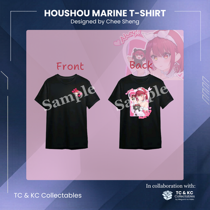 Houshou Marine Graphic T-shirt