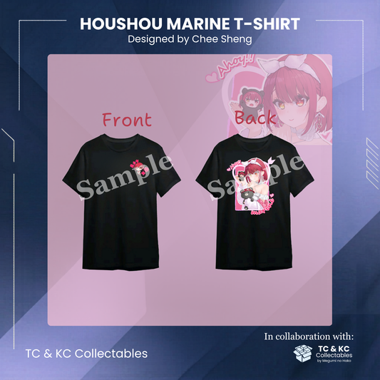 Houshou Marine Graphic T-shirt