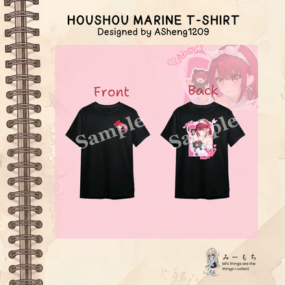 Houshou Marine Graphic T-shirt
