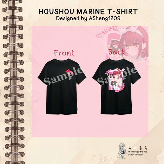 Houshou Marine Graphic T-shirt