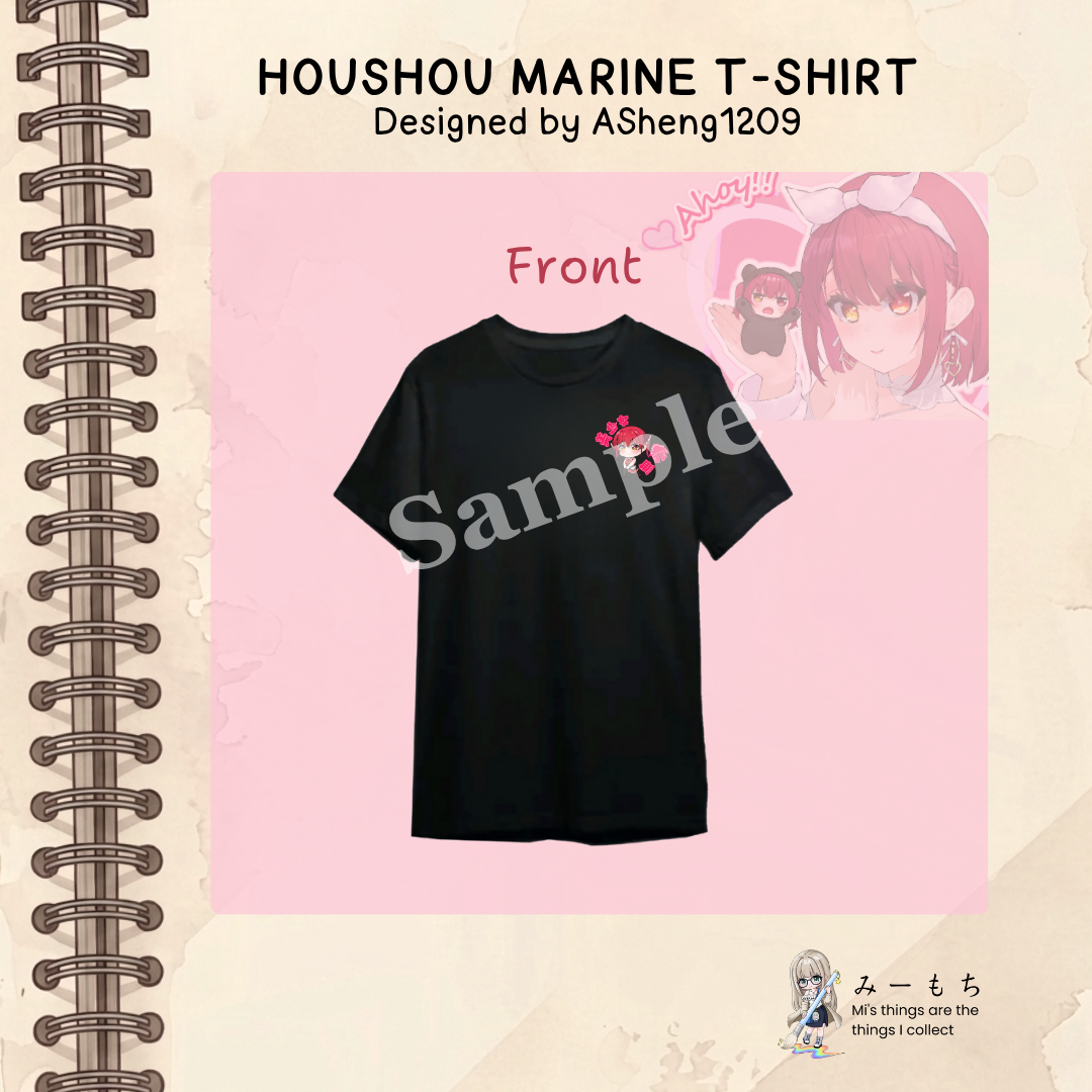 Houshou Marine Graphic T-shirt