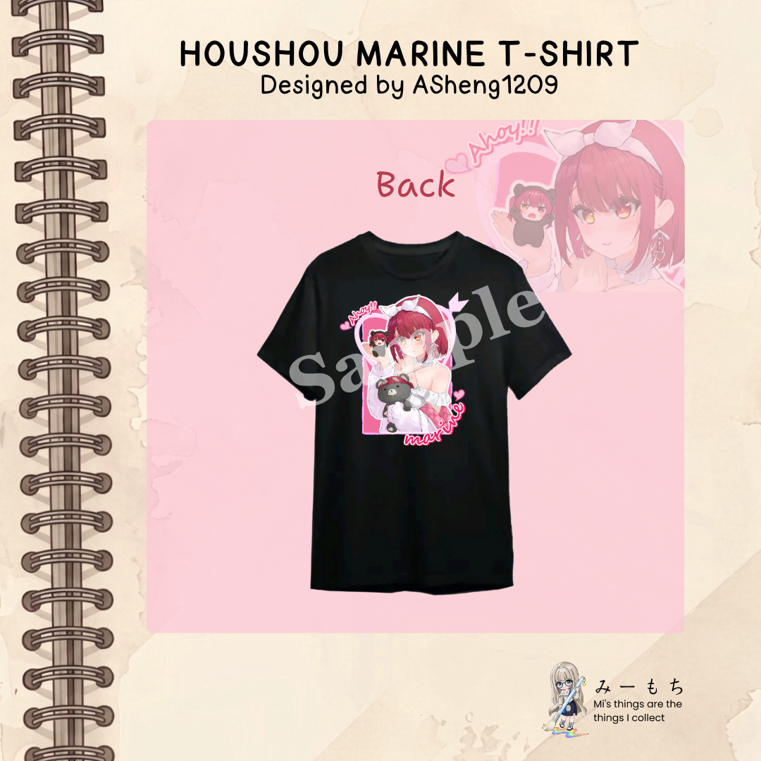 Houshou Marine Graphic T-shirt
