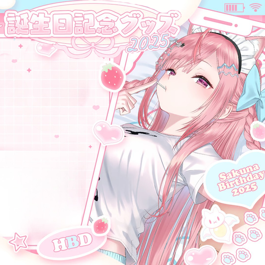 Yuuki Sakuna 2025 Birthday Commemorative Goods 結城さくな2025誕生日記念グッズセット