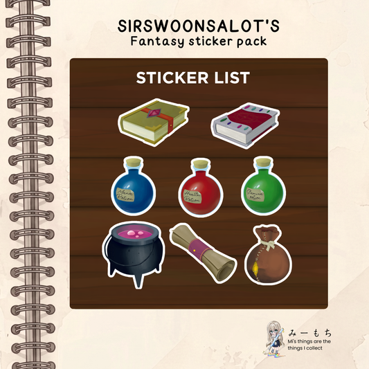 SirSwoonsAlot's Fantasy Sticker Pack