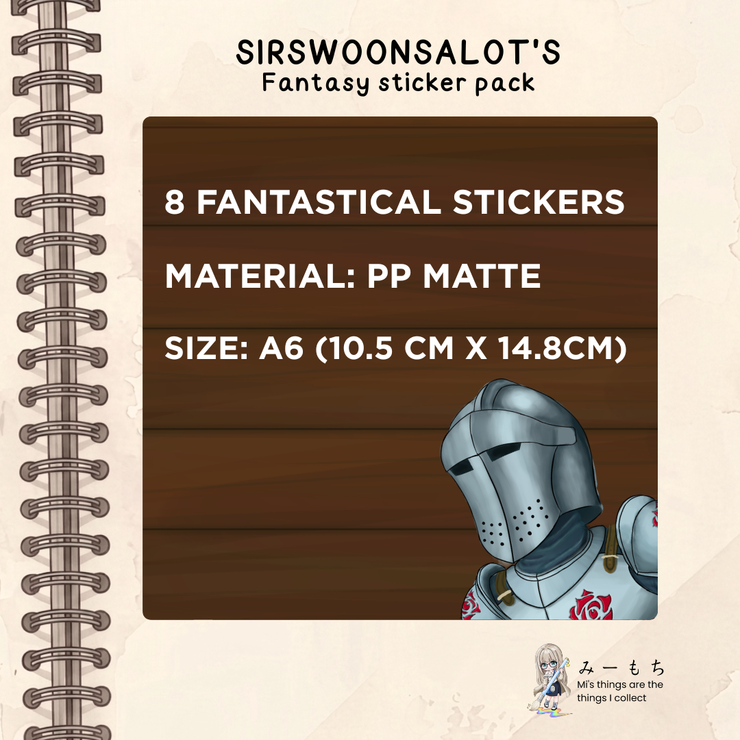 SirSwoonsAlot's Fantasy Sticker Pack