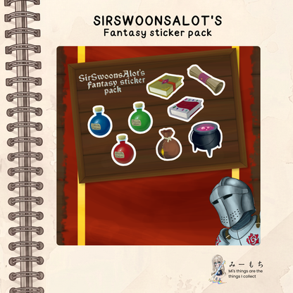 SirSwoonsAlot's Fantasy Sticker Pack