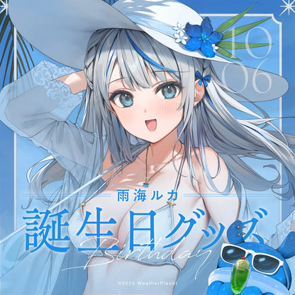 Amagai Ruka 2025 Birthday Plush 雨海ルカ2025誕生日ぬいぐるみ